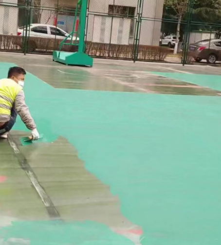 湖南球场地面翻新