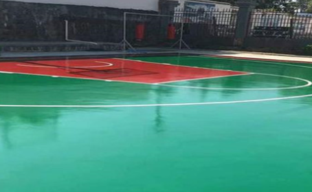 湖南篮球场翻新地面